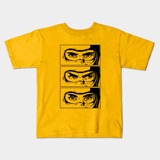 Hayabusa Kids T-Shirt by RetroPixelWorld